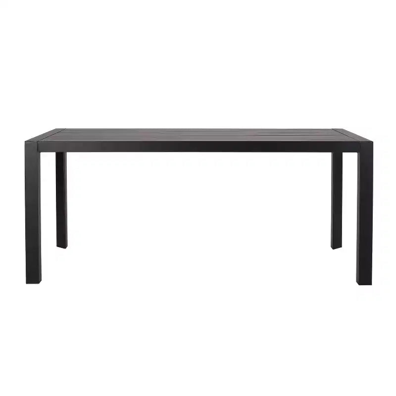 Ensemble de salle à manger d'extérieur moderne Christopher Knight Home Paddy 7 pièces en métal et polypropylène avec chaises empilables