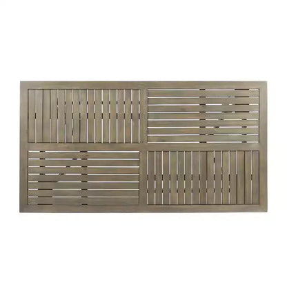 Christopher Knight Home Zain Ensemble de salle à manger 7 pièces en bois d'acacia et osier d'extérieur avec coussin