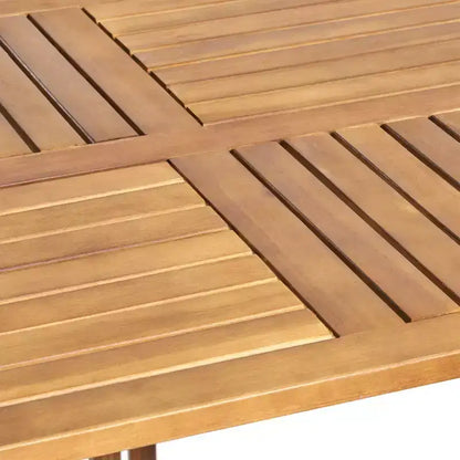 Christopher Knight Home Zain Ensemble de salle à manger 7 pièces en bois d'acacia et osier d'extérieur avec coussin