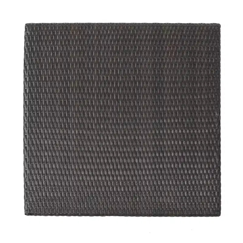 Ensemble de bar carré d'extérieur 5 pièces en osier Colbin Christopher Knight Home, Multibrown