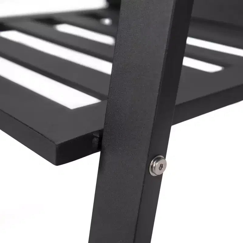 Ensemble de salle à manger d'extérieur 5 pièces LeisureMod Chelsea, table à manger ronde en aluminium de 48 pouces et 4 fauteuils de salle à manger