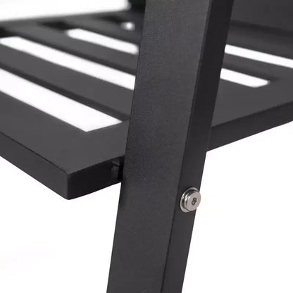 Ensemble de salle à manger d'extérieur 5 pièces LeisureMod Chelsea, table à manger ronde en aluminium de 48 pouces et 4 fauteuils de salle à manger