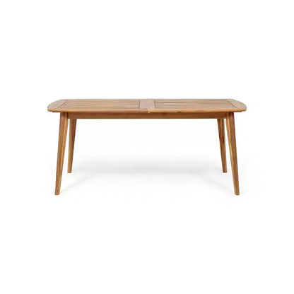 Christopher Knight Home Stamford Set da pranzo espandibile da esterno a 9 pezzi in legno di acacia