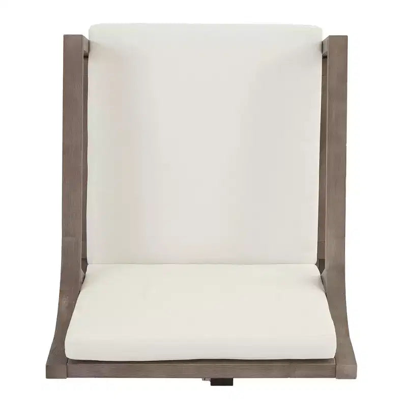 Ensemble de salle à manger d'extérieur 5 pièces Whisen pour 4, table et chaises de salle à manger rondes de patio avec trou pour parasol et coussins amovibles