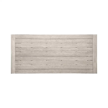 Christopher Knight Home Flamingo - Ensemble de salle à manger d'extérieur 9 pièces en bois d'acacia et osier avec coussins