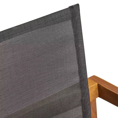 Christopher Knight Home Lemyra Set da pranzo da 7 pezzi in mesh e legno di acacia per esterni, teak/nero
