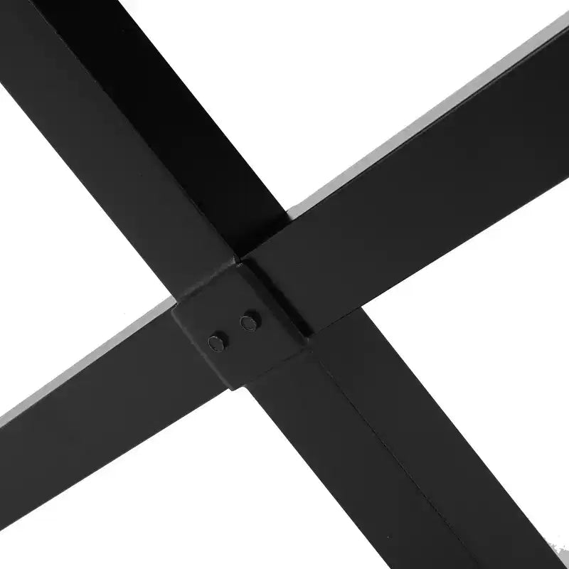 Christopher Knight Home Rogge - Ensemble de salle à manger extensible 7 pièces en osier et aluminium avec coussins, marron clair/noir mat