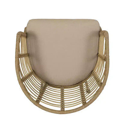 Christopher Knight Home Rogge - Ensemble de salle à manger extensible 7 pièces en osier et aluminium avec coussins, marron clair/noir mat