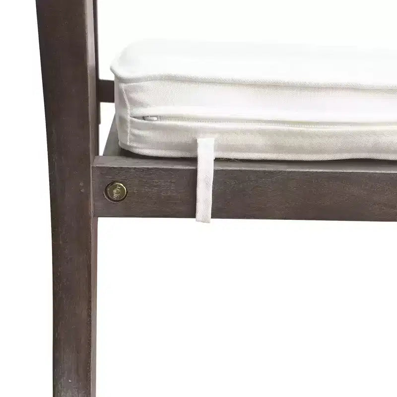Ensemble de salle à manger d'extérieur 7 pièces Whisen - 6 places, table et chaises de jardin en bois d'extérieur, ensembles de meubles de patio résistants aux intempéries