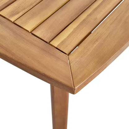 Christopher Knight Home Coronados Ensemble repas d'extérieur 5 pièces en bois d'acacia et osier avec coussins
