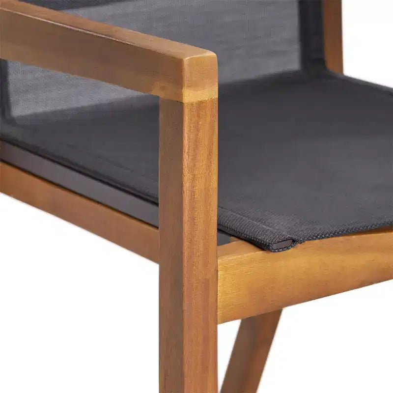 Christopher Knight Home Lockett Set da Pranzo da Esterno di 5 Pezzi in Rete e Legno di Acacia