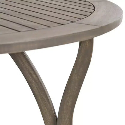 Christopher Knight Home Lockett Set da Pranzo da Esterno di 5 Pezzi in Rete e Legno di Acacia