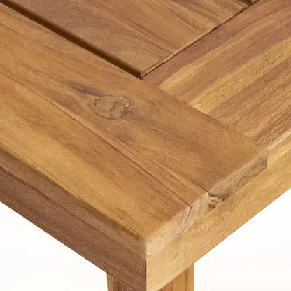 Christopher Knight Home Catalopa, ensemble de salle à manger 7 pièces en bois d'acacia et résine, noir/teck