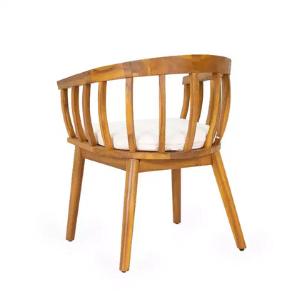 Christopher Knight Home Casper, ensemble de 7 pièces de salle à manger d'extérieur rustique en bois d'acacia avec lattes
