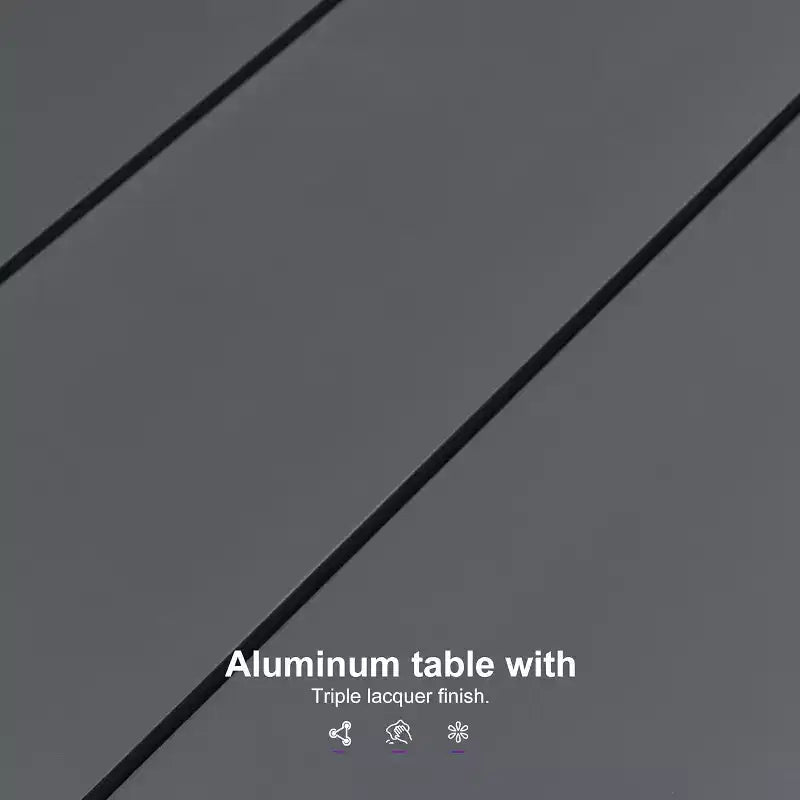 Ensemble de salle à manger de patio en osier toutes saisons, table et chaises d'extérieur en aluminium PURPLE LEAF, ensemble de meubles modernes pour la cuisine et le jardin