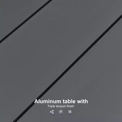 Ensemble de salle à manger de patio en osier toutes saisons, table et chaises d'extérieur en aluminium PURPLE LEAF, ensemble de meubles modernes pour la cuisine et le jardin