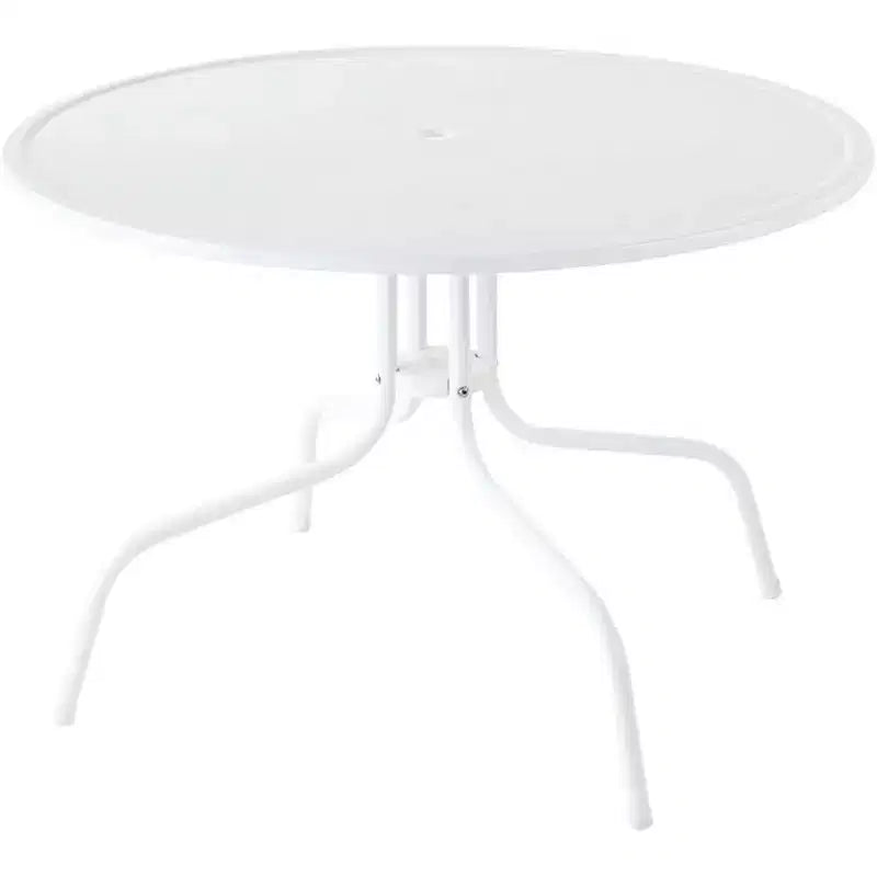Ensemble de salle à manger d'extérieur HomeStock Griffith 5 pièces en métal – Table et 4 chaises