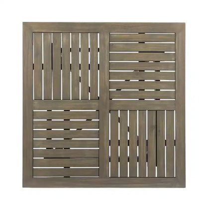 Christopher Knight Home Hartford Ensemble de salle à manger 5 pièces en bois d'acacia et osier avec coussins