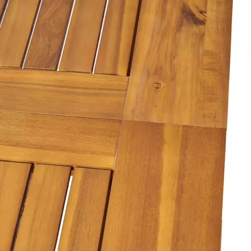 Christopher Knight Home Reynard Ensemble de salle à manger d'extérieur extensible 7 pièces avec table en bois d'acacia et chaises à dossier en corde