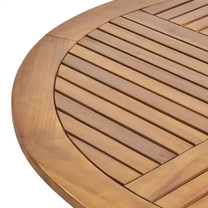 Christopher Knight Home Neva Ensemble de salle à manger d'extérieur 5 pièces en bois d'acacia et osier avec coussins résistants à l'eau