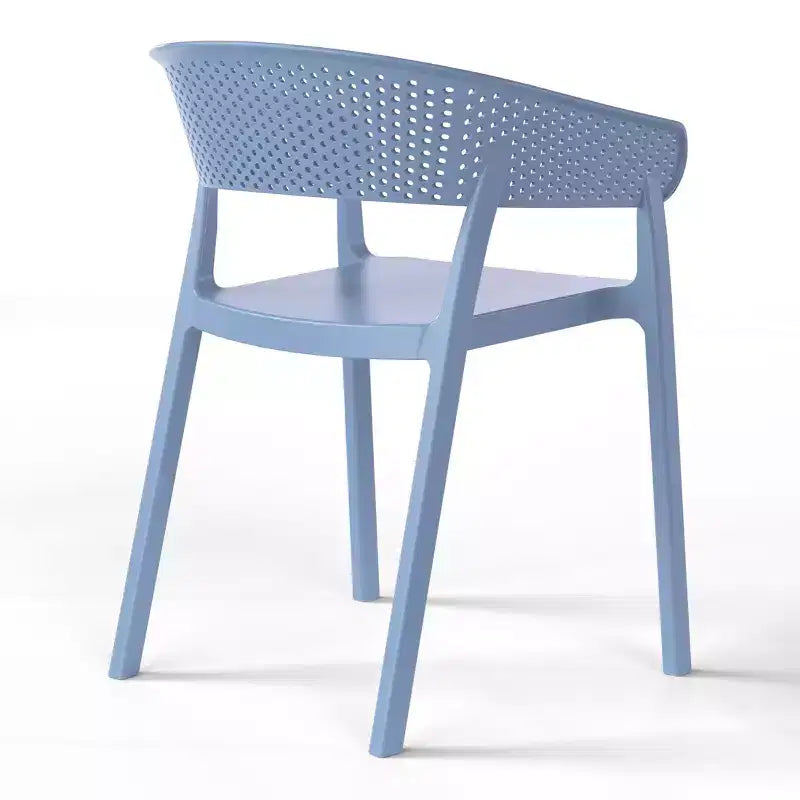 WestinTrends Playa Ensemble de salle à manger d'extérieur carré 5 pièces en résine avec chaises de salle à manger empilables