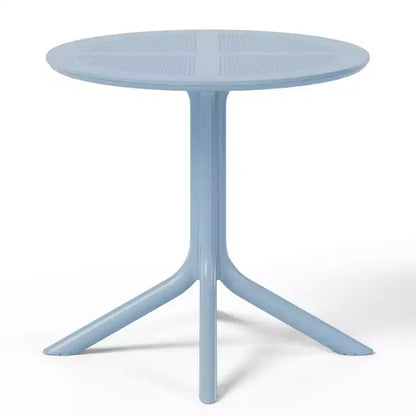 Set da tavolo da pranzo rotondo moderno a 5 pezzi WestinTrends Playa con sedie da pranzo impilabili per patio