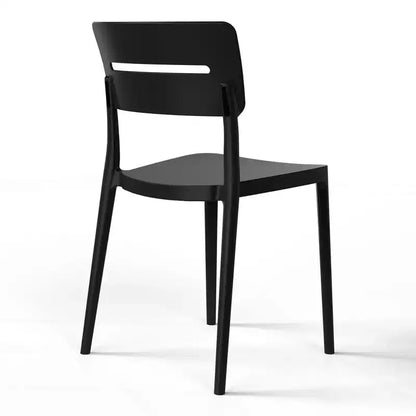 Ensemble de salle à manger d'extérieur rectangulaire 7 pièces en métal WestinTrends Playa avec chaises de patio empilables
