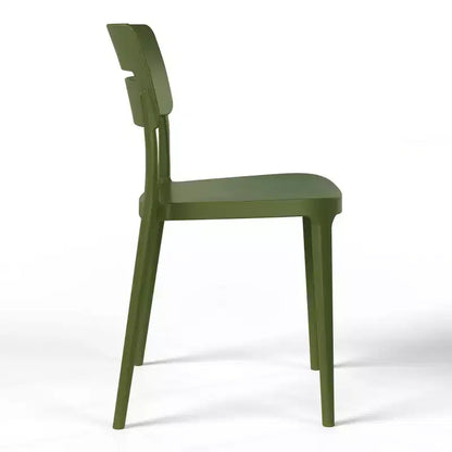 Ensemble de salle à manger d'extérieur rectangulaire 7 pièces en métal WestinTrends Playa avec chaises de patio empilables