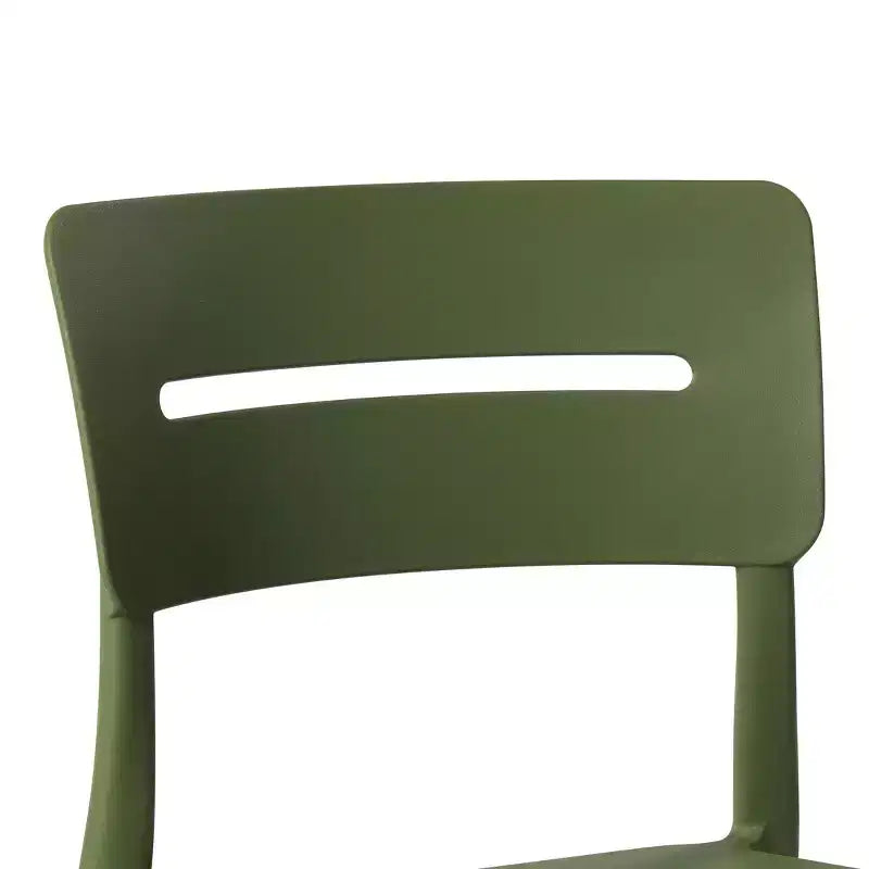 Ensemble de salle à manger d'extérieur rectangulaire 7 pièces en métal WestinTrends Playa avec chaises de patio empilables