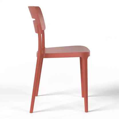 Ensemble de salle à manger d'extérieur rectangulaire 7 pièces en métal WestinTrends Playa avec chaises de patio empilables