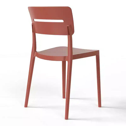 Ensemble de salle à manger d'extérieur rectangulaire 7 pièces en métal WestinTrends Playa avec chaises de patio empilables