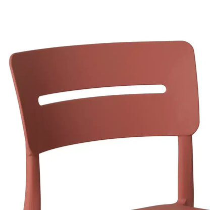 Ensemble de salle à manger d'extérieur rectangulaire 7 pièces en métal WestinTrends Playa avec chaises de patio empilables