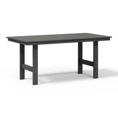 WestinTrends Ashore Set da pranzo da esterno in 6 pezzi in HDPE con panca