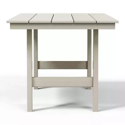 WestinTrends Ashore Set da pranzo da esterno in 6 pezzi in HDPE con panca