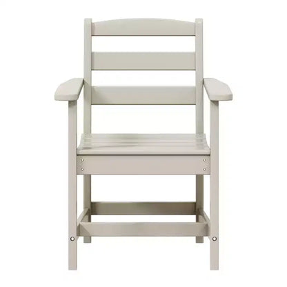 WestinTrends Ashore Set da pranzo da esterno in 6 pezzi in HDPE con panca