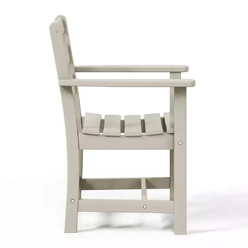 WestinTrends Ashore Set da pranzo da esterno in 6 pezzi in HDPE con panca