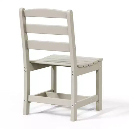 WestinTrends Ashore Set da pranzo da esterno rettangolare a 7 pezzi in HDPE con sedie laterali