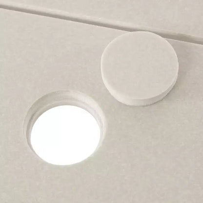 WestinTrends Ashore Set da pranzo da esterno rettangolare a 7 pezzi in HDPE con sedie laterali