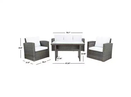 Ensemble de salle à manger Nyra - Intérieur/Extérieur - PAT7700 - Safavieh