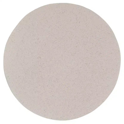 Round Accent Table ¨C White Sculptural Cross Base, Modern Indoor Design