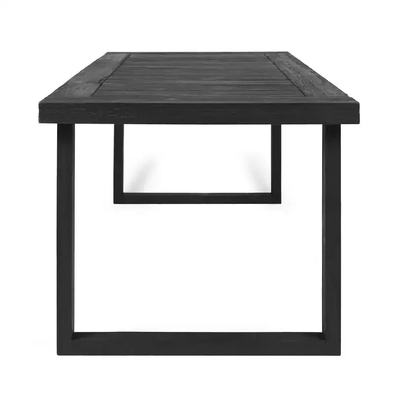 Christopher Knight Home Moralis, ensemble repas 7 pièces d'extérieur en bois d'acacia et osier avec coussins