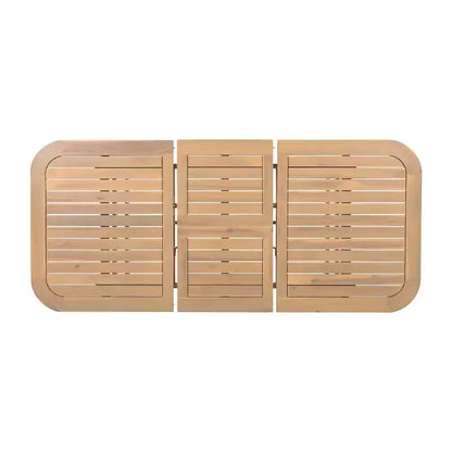 Christopher Knight Home Olcott - Ensemble de salle à manger d'extérieur 5 pièces en bois d'acacia avec table extensible et fauteuils en corde tressée