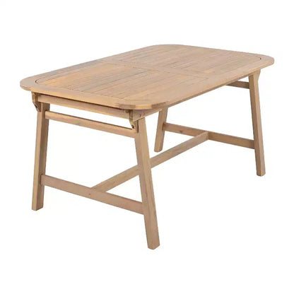 Christopher Knight Home Olcott - Ensemble de salle à manger d'extérieur 5 pièces en bois d'acacia avec table extensible et fauteuils en corde tressée