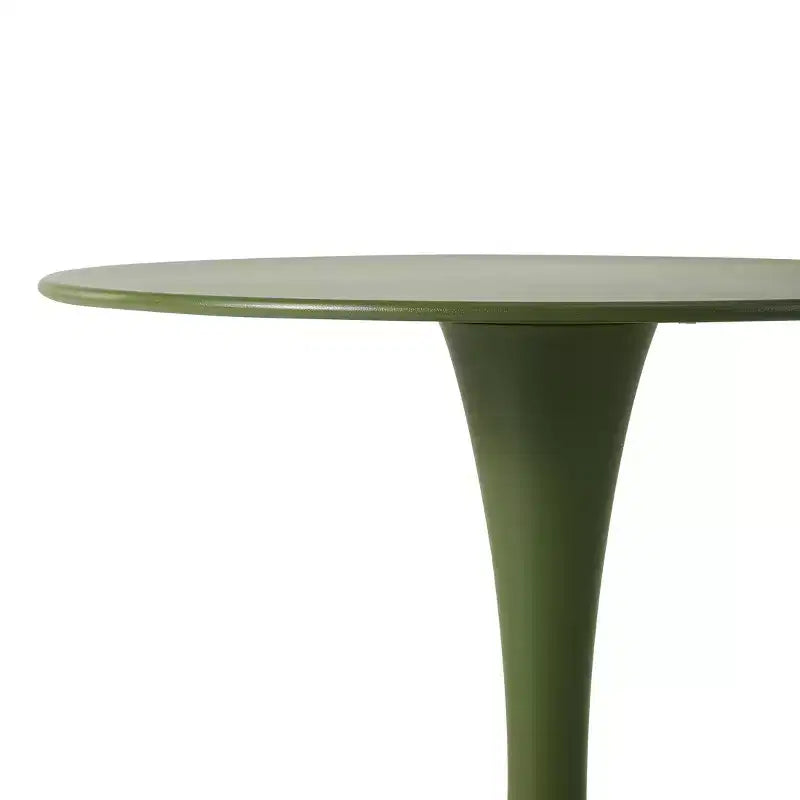 Ensemble de table à manger de patio en métal 3 pièces WestinTrends Playa pour l'extérieur et l'intérieur avec chaises de patio en polypropylène empilables
