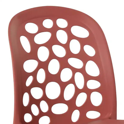 Ensemble de table à manger de patio en métal 3 pièces WestinTrends Playa pour l'extérieur et l'intérieur avec chaises de patio en polypropylène empilables