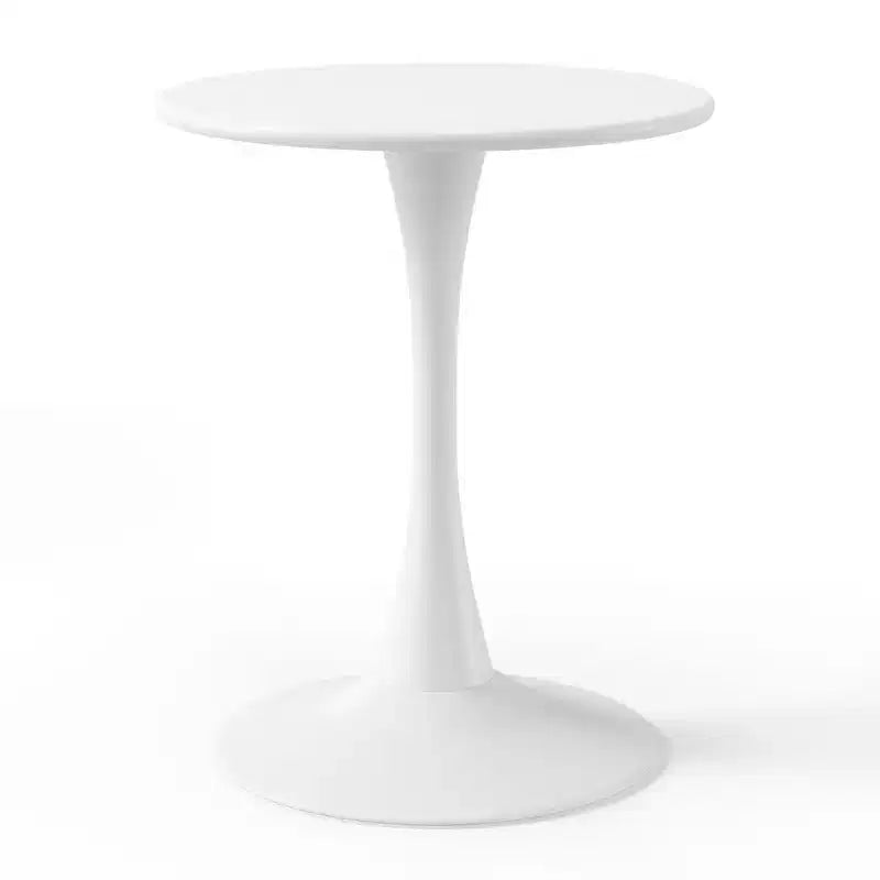 Ensemble de table à manger de patio en métal 3 pièces WestinTrends Playa pour l'extérieur et l'intérieur avec chaises de patio en polypropylène empilables