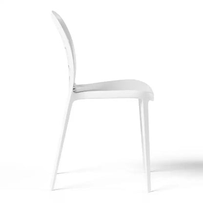 Ensemble de table à manger de patio en métal 3 pièces WestinTrends Playa pour l'extérieur et l'intérieur avec chaises de patio en polypropylène empilables