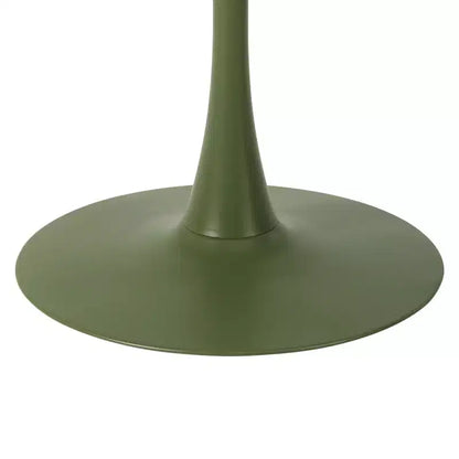 Ensemble de table à manger de patio ronde en métal 5 pièces d'intérieur/extérieur WestinTrends Playa avec chaises de patio empilables