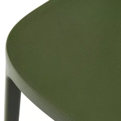 Ensemble de table à manger de patio ronde en métal 5 pièces d'intérieur/extérieur WestinTrends Playa avec chaises de patio empilables