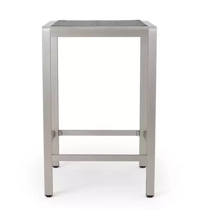 GDFStudio Set da Bar a 5 Pezzi per Esterni Crested Bay in Wicker e Alluminio